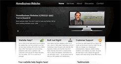 Desktop Screenshot of homebusiness-websites.com